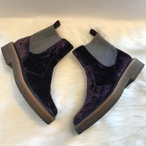 dries van noten pull up chelsea boots